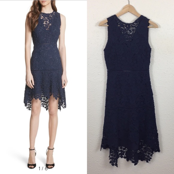 NEW Joie BRIDLEY Navy Dress - Picture 1 of 4
